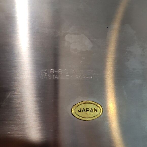 Vintage Stanley Roberts Stainless Steel Velvet Design Sugar & Creamer w/Tray MCM - Picture 14 of 16